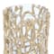 Gold Aluminum Coastal Candle Holder, 8&#x22; x 5&#x22; x 5&#x22;